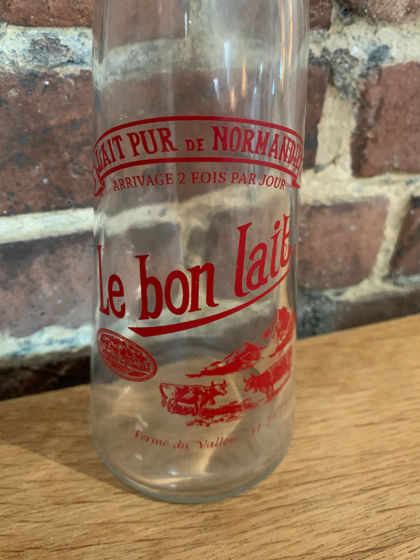 Bouteille de lait de Normandie
